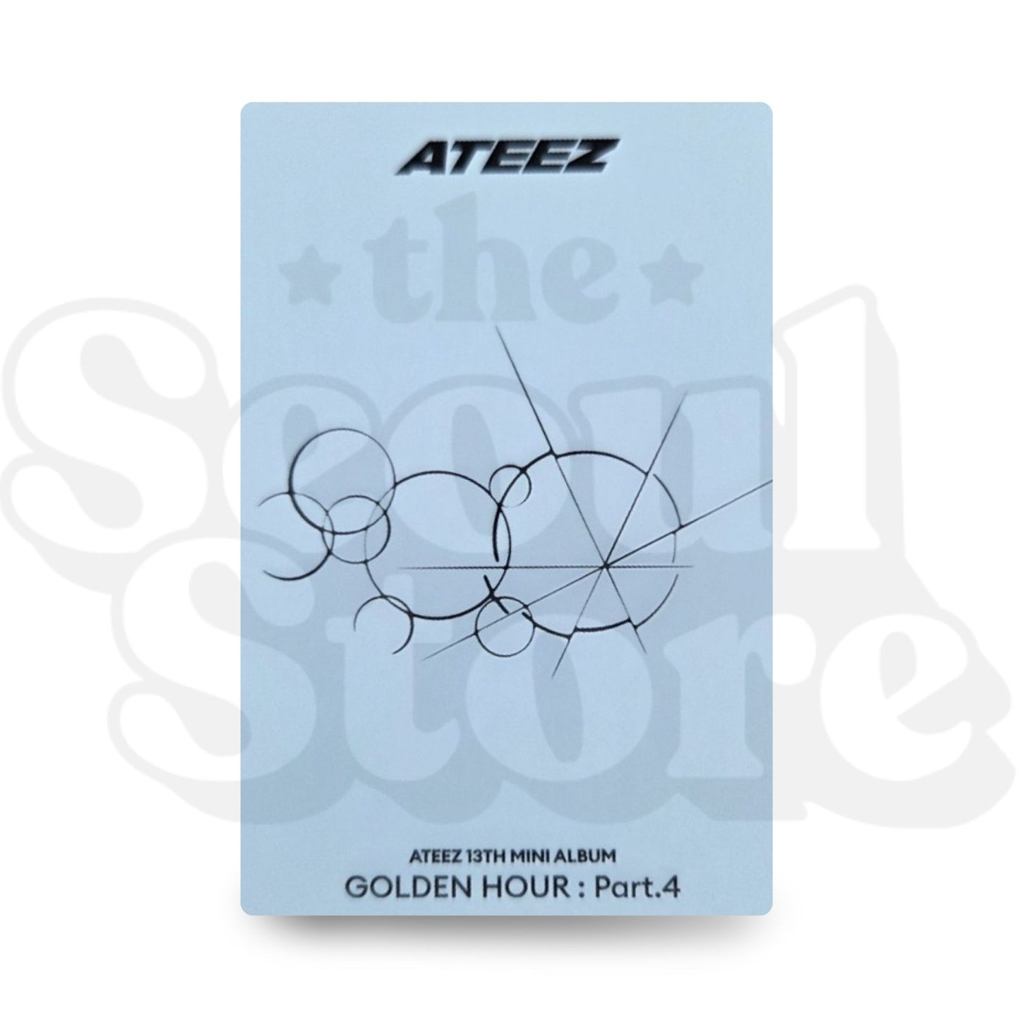 Photocard Ateez Golden Hour Part 4