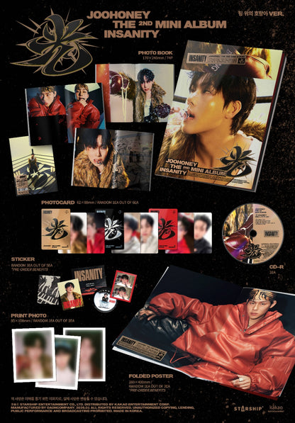 [PRE ORDER] JOOHONEY THE 2ND MINI ALBUM 光 - INSANITY