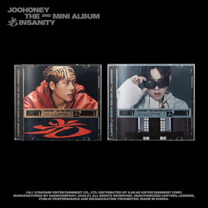 [PRE ORDER] JOOHONEY THE 2ND MINI ALBUM 光 - INSANITY