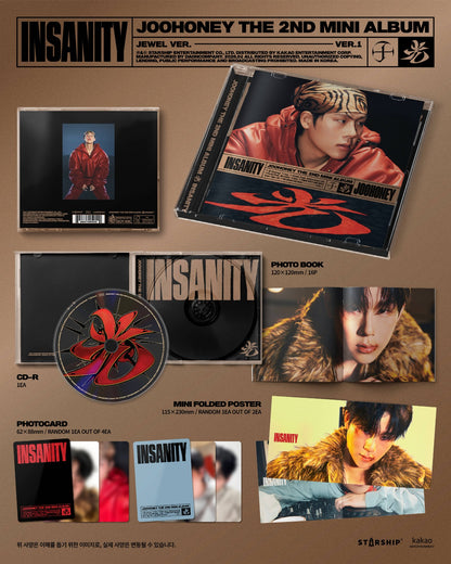 [PRE ORDER] JOOHONEY THE 2ND MINI ALBUM 光 - INSANITY