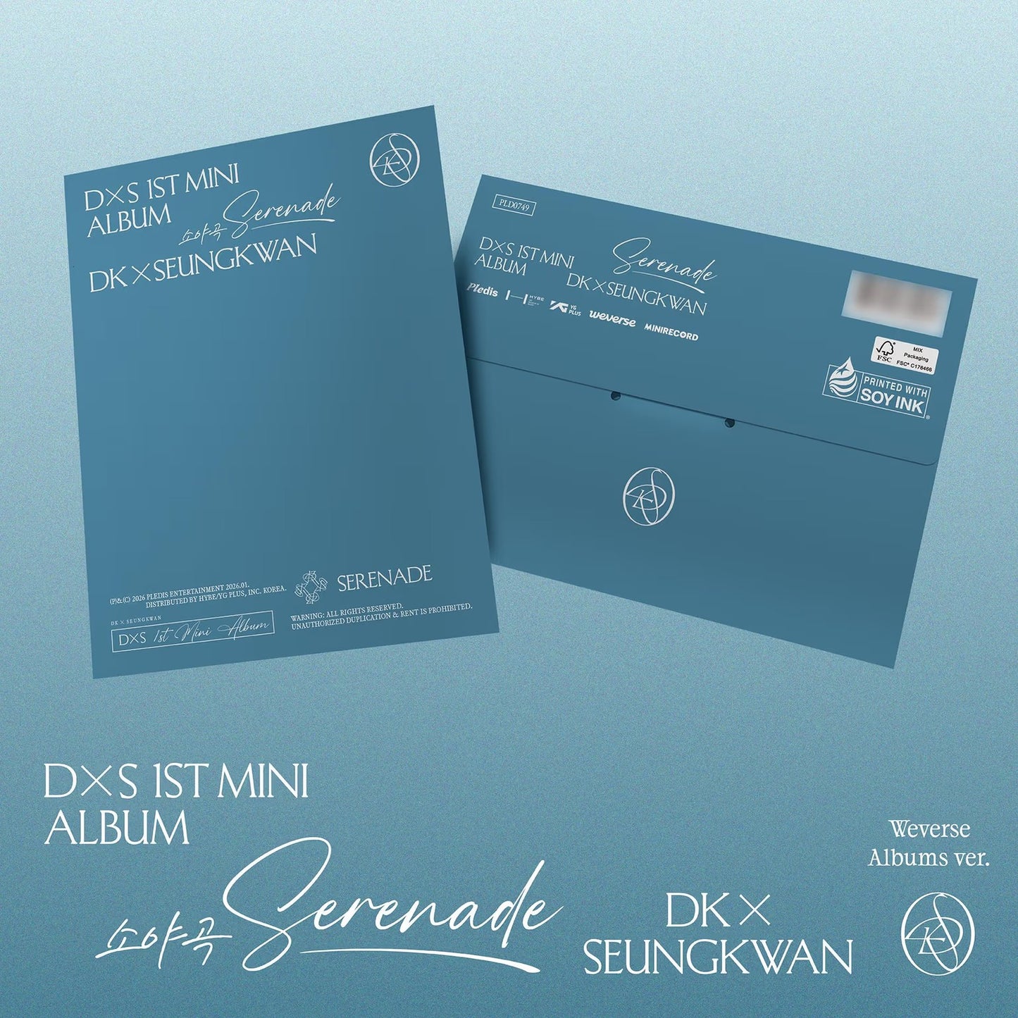 [PRE ORDER] SEVENTEEN DXS: DK X SEUNGKWAN 1st Mini Album 'Serenade'
