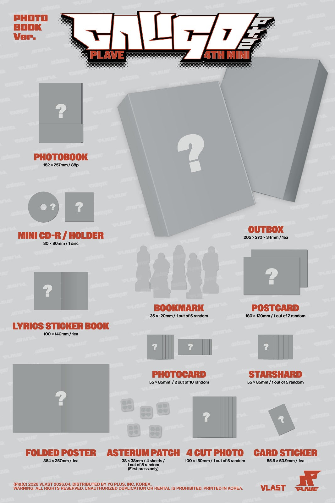PLAVE 4th Mini Album 'Caligo Pt.2'  Photobook Ver.