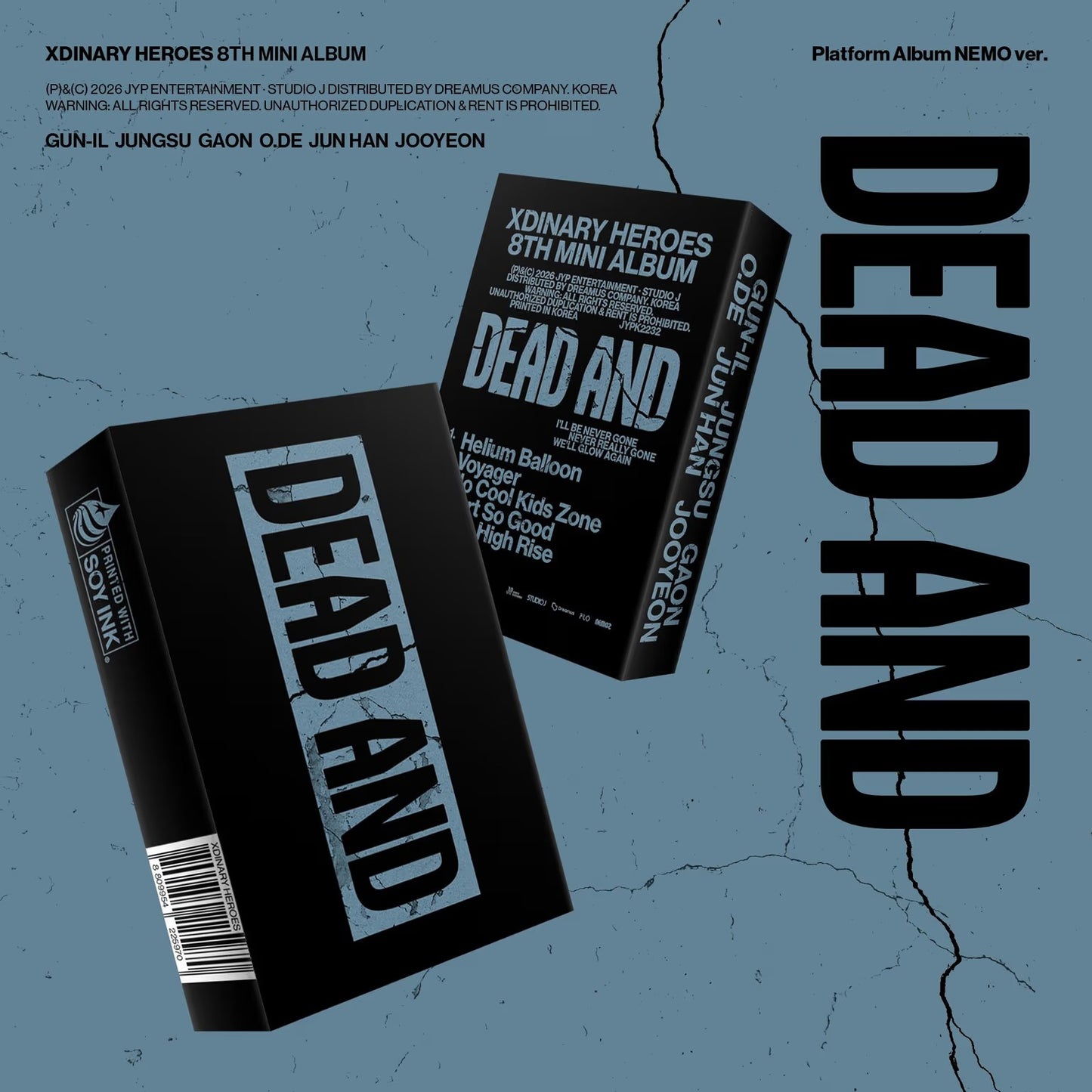 Xdinary Heroes 8th Mini Album [DEAD AND] Platform ver.