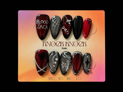 ENHYPEN PRESS ON NAILS DISEÑO 1