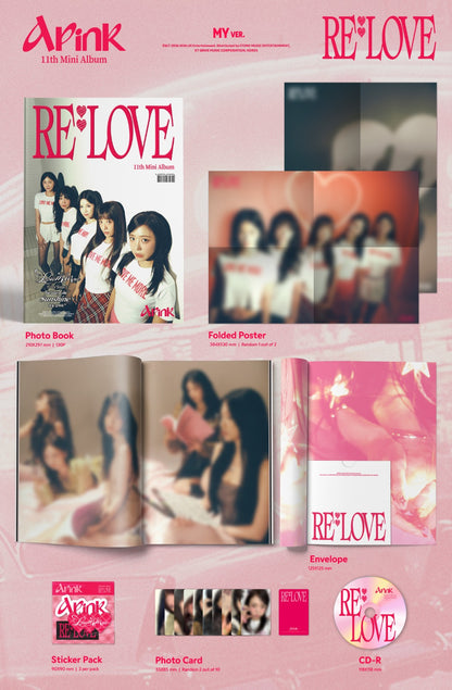 [PRE ORDER] Apink 11th Mini Album [RE : LOVE]