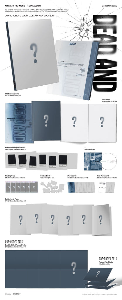 Xdinary Heroes 8th Mini Album [DEAD AND] Photobook ver.