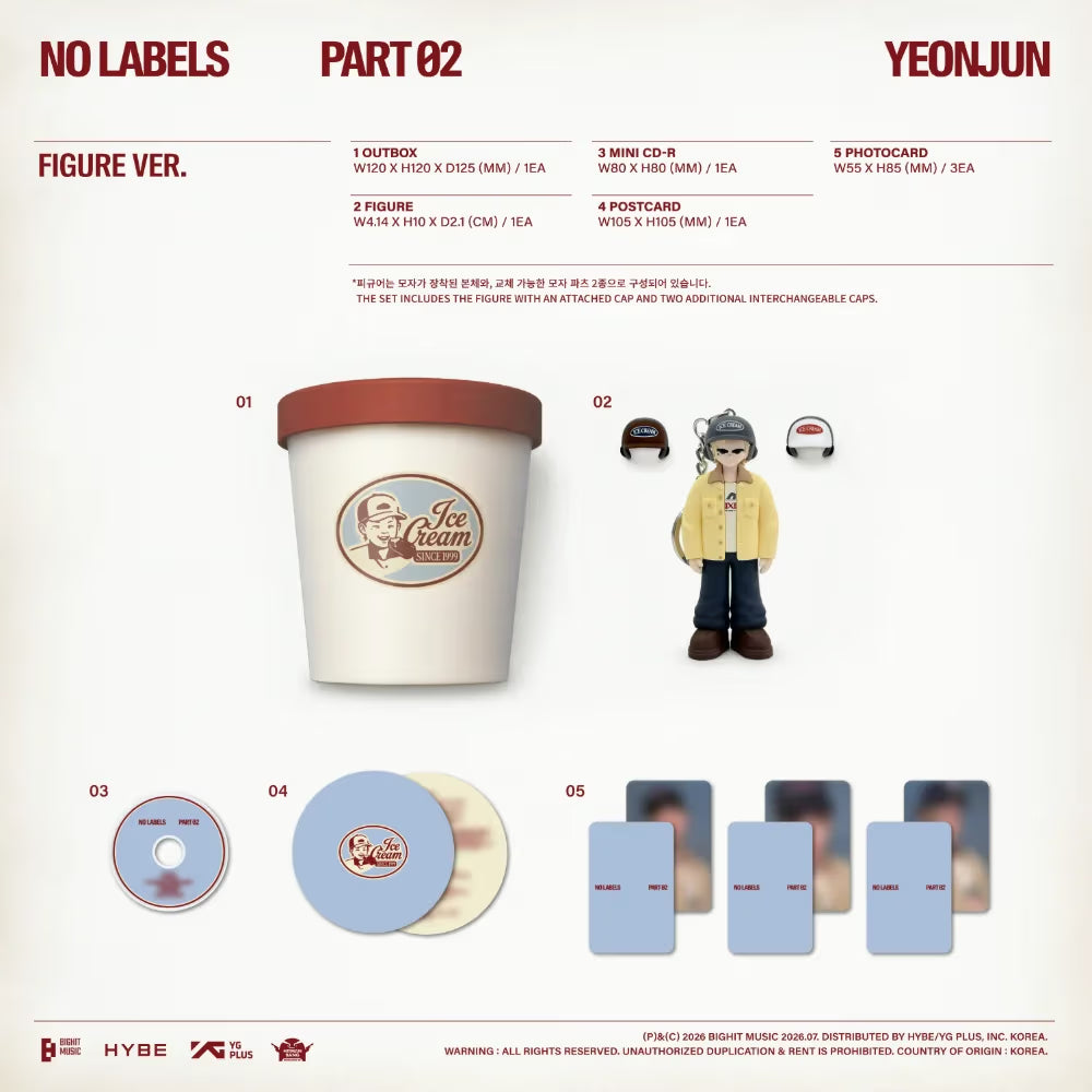 [PRE-ORDER]  YEONJUN NO LABELS: PART 02 (Figure Ver.)