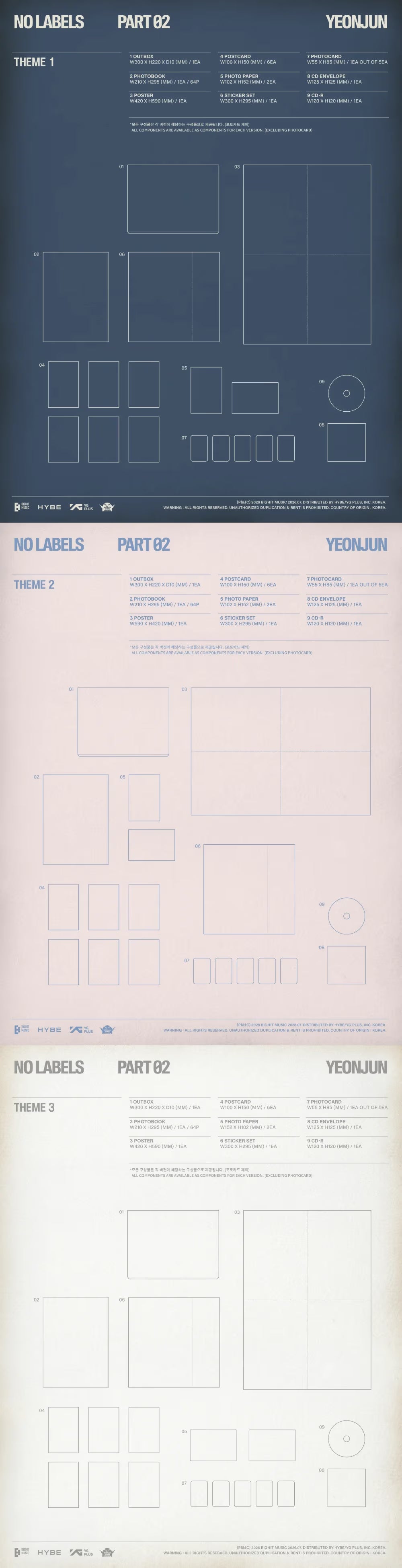 [PRE-ORDER]  YEONJUN NO LABELS: PART 02 Photobook (Random)