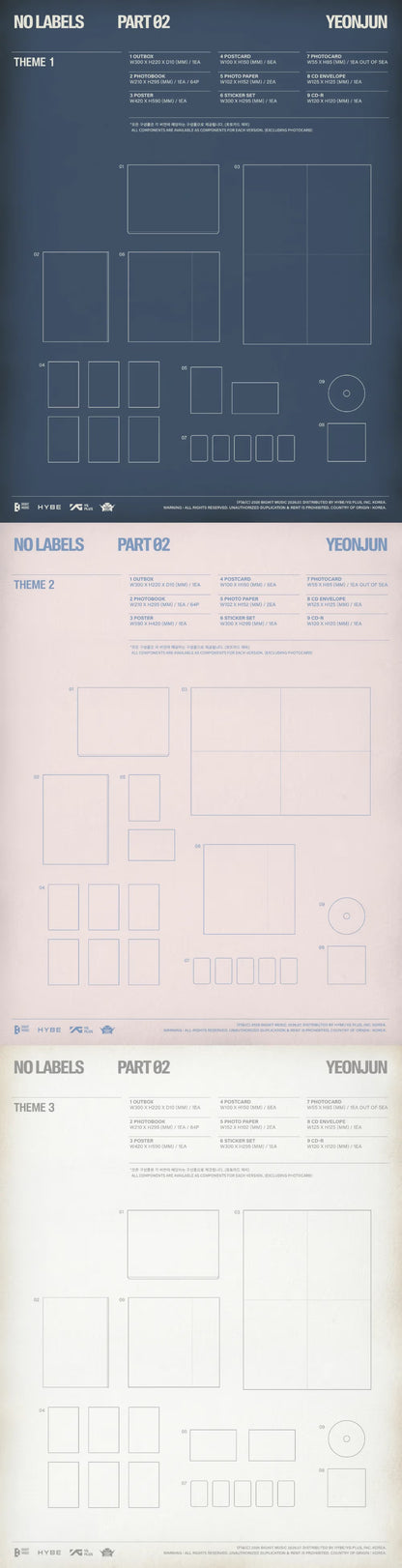 [PRE-ORDER]  YEONJUN NO LABELS: PART 02 Photobook (Random)
