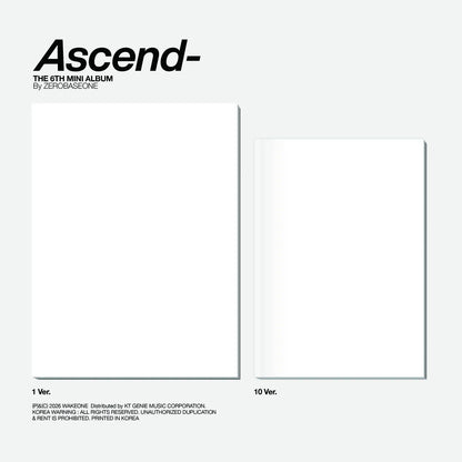 [PRE-ORDER] ZEROBASEONE The 6th Mini Album [Ascend-] Photobook Ver.