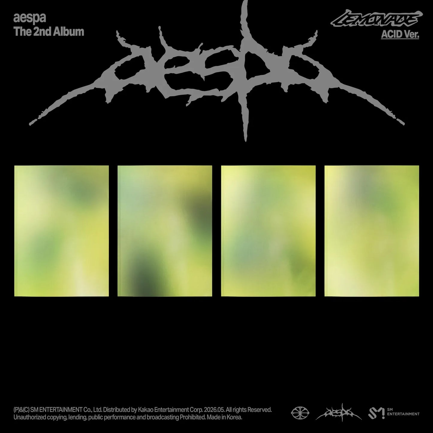 [PRE-ORDER] AESPA - LEMONADE (ACID MEMBER VER)-Random Ver