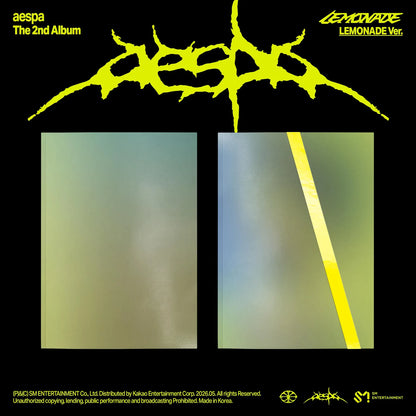 [PRE-ORDER] AESPA - LEMONADE (LEMONADE VER) - RANDOM VER.