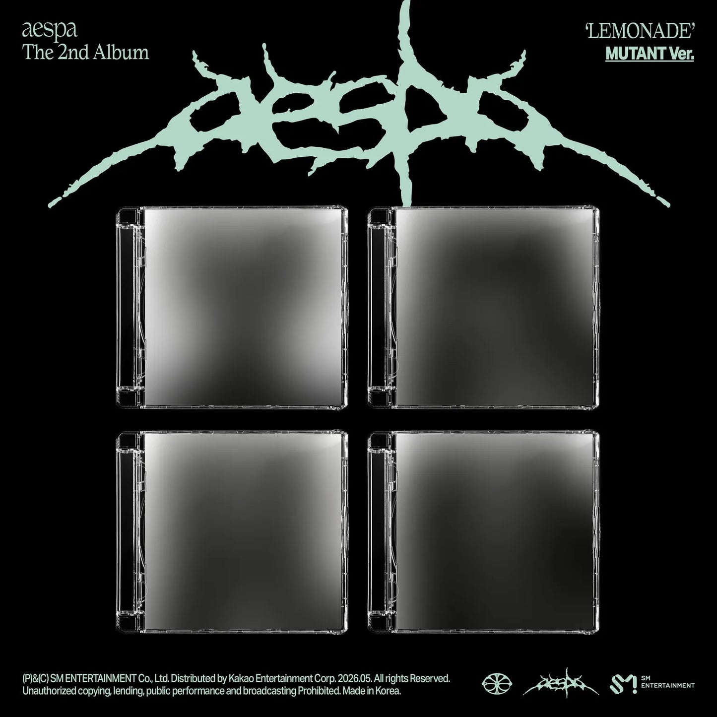 [PRE-ORDER] AESPA - LEMONADE (MUTANT MEMBER VER) -Random Ver
