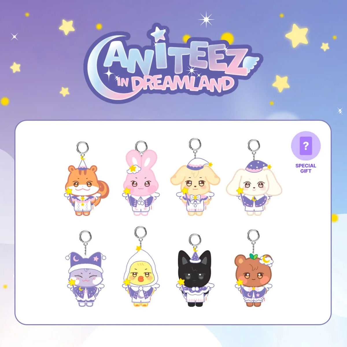 Aniteez in Dreamland Plush Keyring