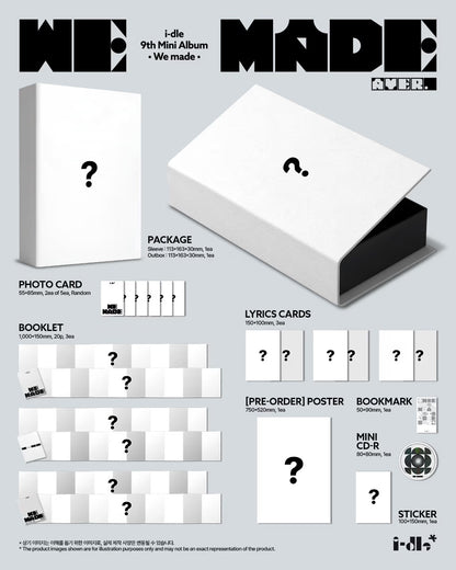 i-dle 9th Mini Album [We made] (A Ver.)