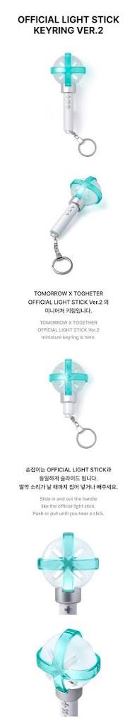 [PRE-ORDER] TOMORROW X TOGETHER - TXT OFFICIAL LIGHTSTICK KEYRING