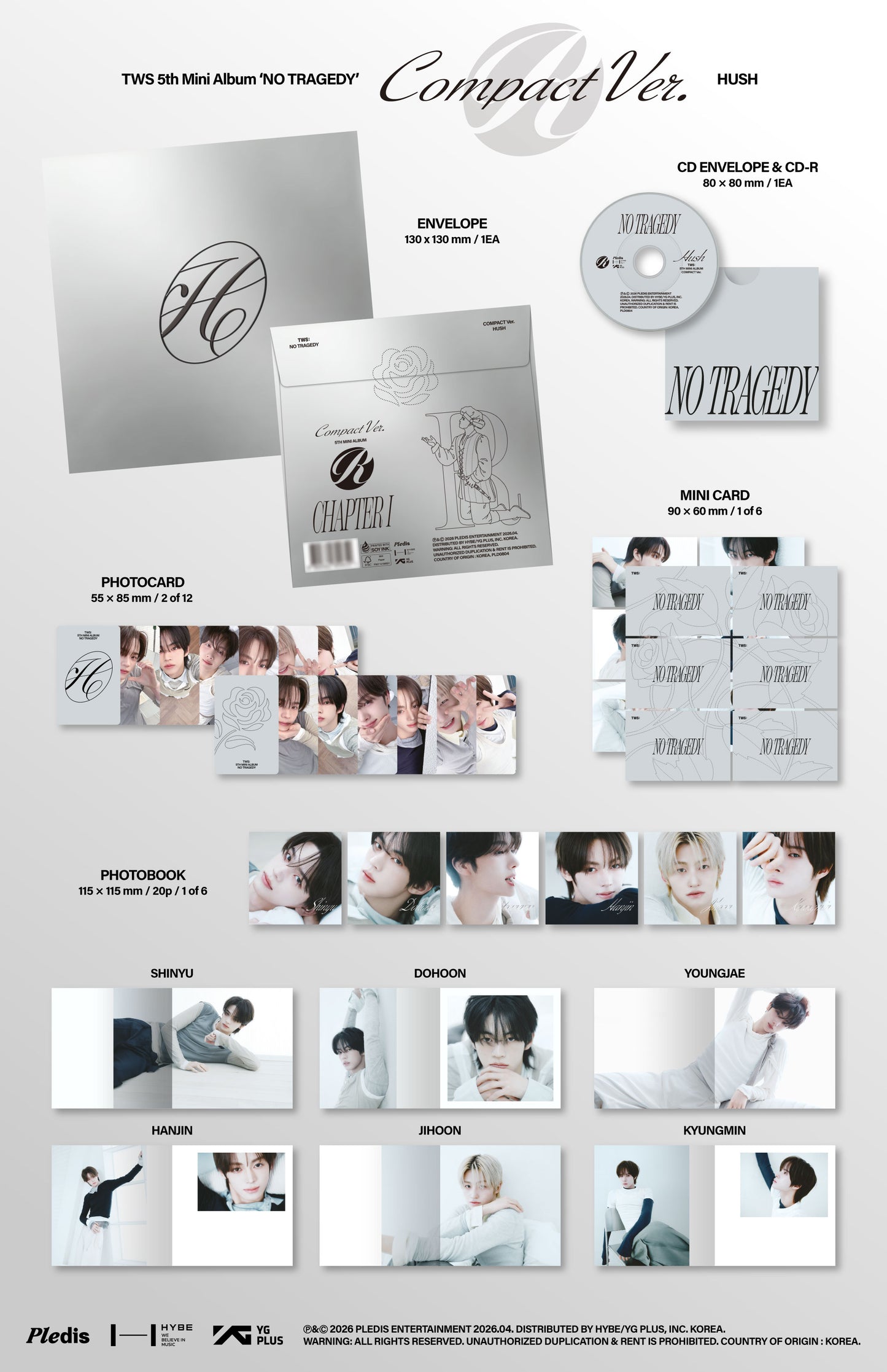 [PRE-ORDER] TWS 5th Mini Album 'NO TRAGEDY- COMPACT VER.